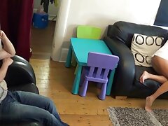 Gran culonas por no polla atascada en su culo